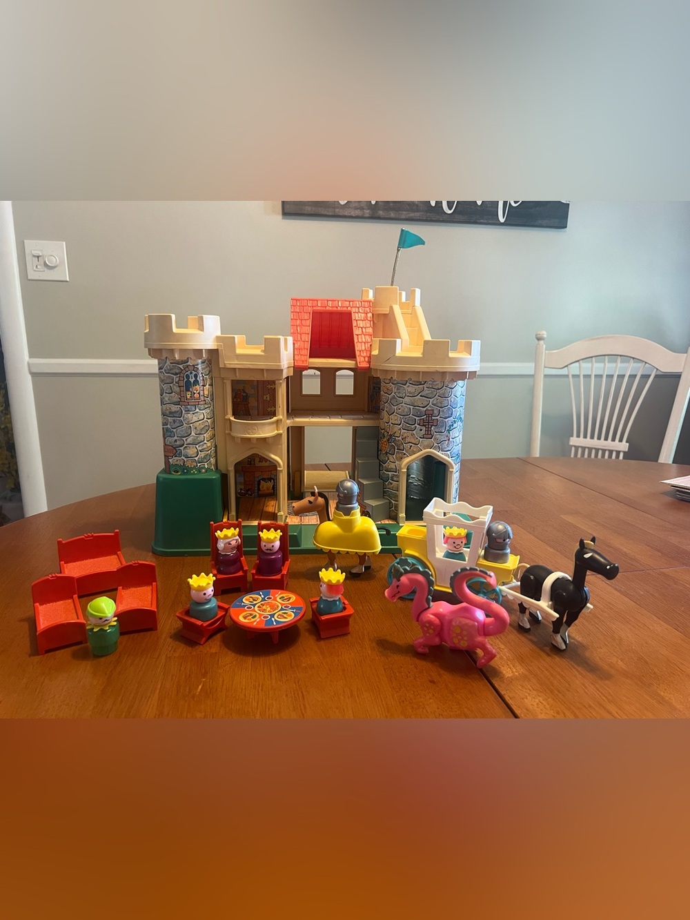 Play Family Castle Vintage playset